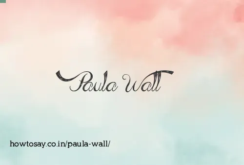 Paula Wall