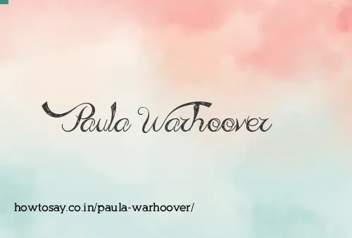 Paula Warhoover