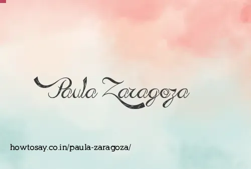 Paula Zaragoza