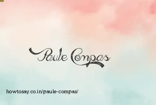 Paule Compas