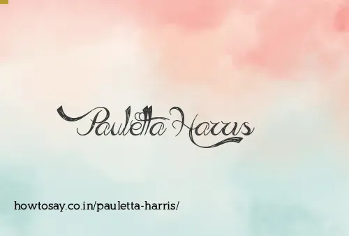 Pauletta Harris