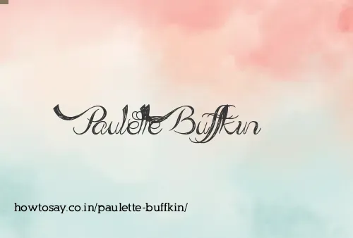 Paulette Buffkin