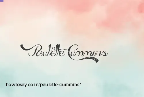 Paulette Cummins