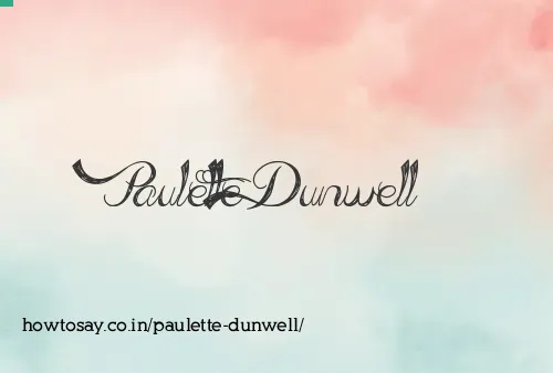 Paulette Dunwell