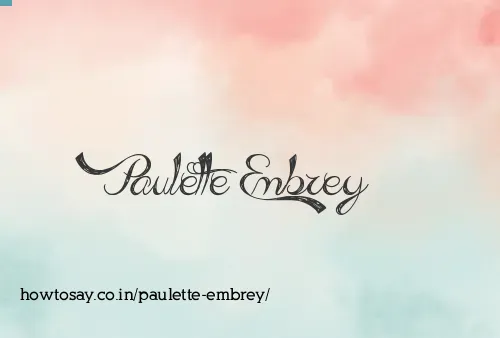 Paulette Embrey