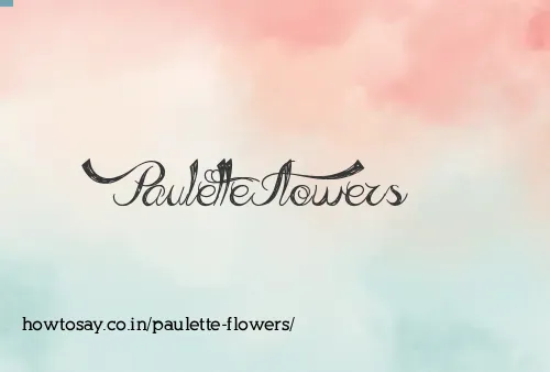 Paulette Flowers