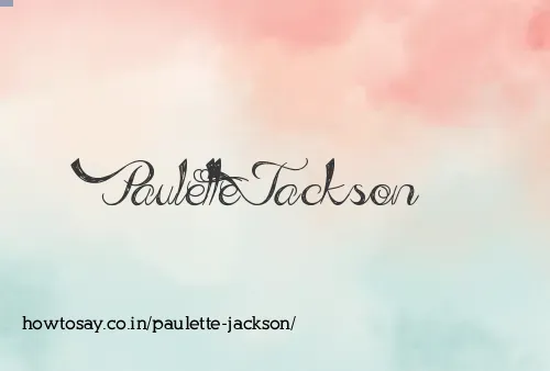 Paulette Jackson