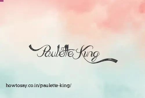 Paulette King