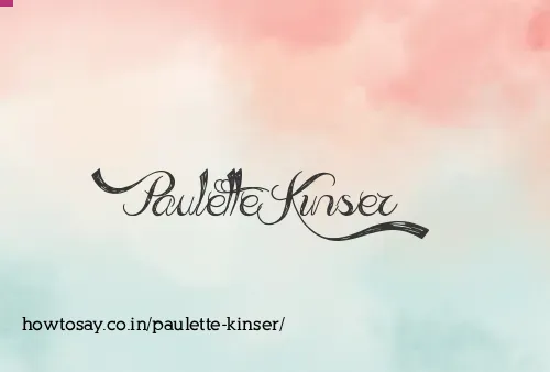 Paulette Kinser