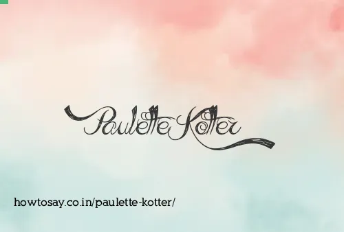 Paulette Kotter