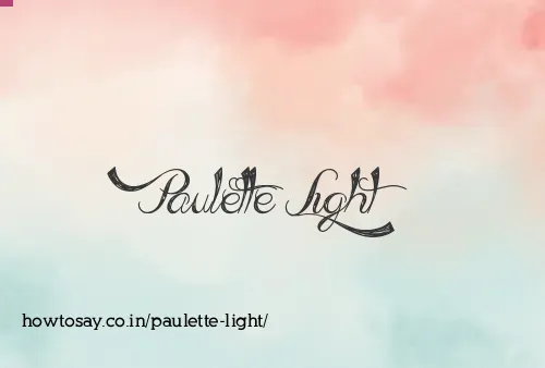 Paulette Light