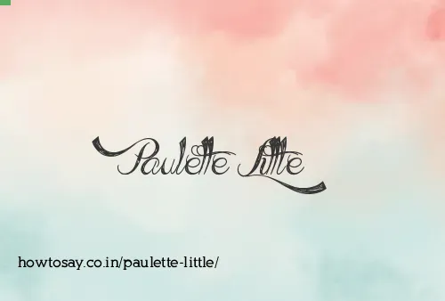 Paulette Little