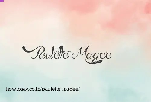 Paulette Magee
