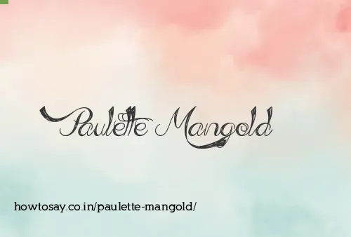 Paulette Mangold