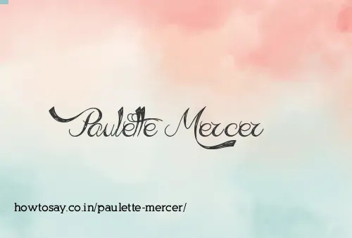 Paulette Mercer