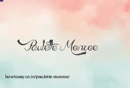 Paulette Monroe