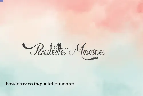 Paulette Moore
