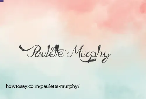 Paulette Murphy