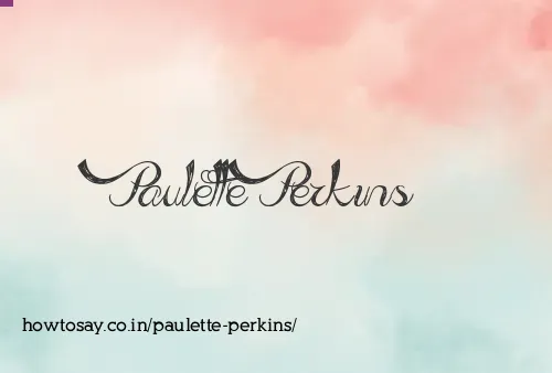 Paulette Perkins