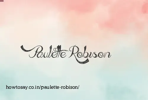 Paulette Robison