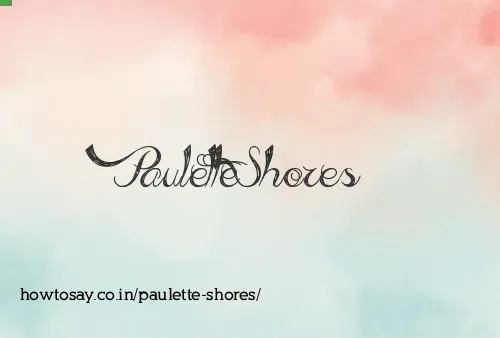 Paulette Shores