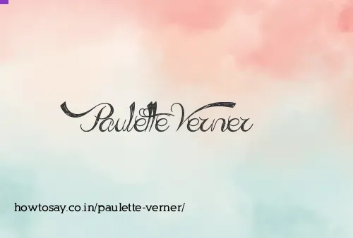 Paulette Verner