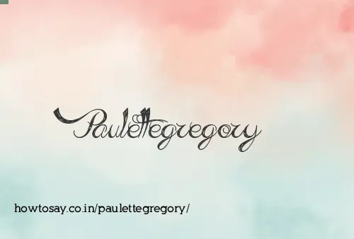 Paulettegregory