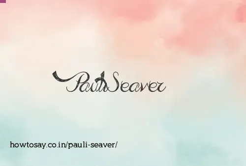 Pauli Seaver
