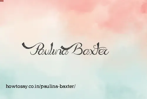 Paulina Baxter