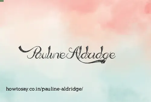 Pauline Aldridge