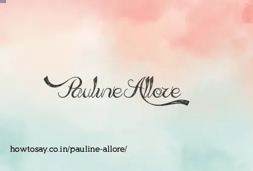 Pauline Allore