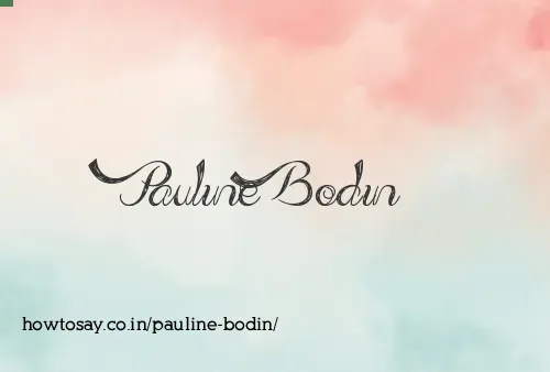 Pauline Bodin