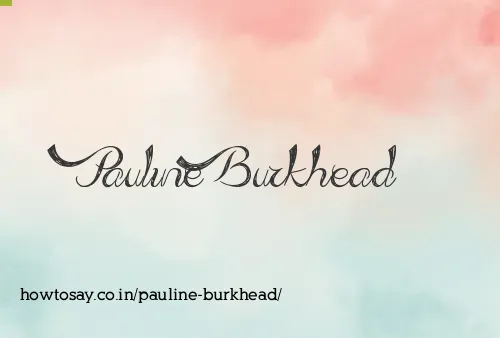 Pauline Burkhead