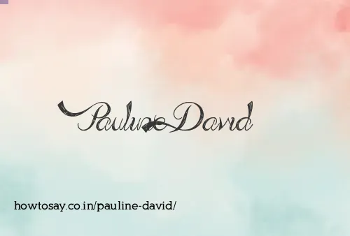 Pauline David