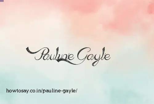 Pauline Gayle