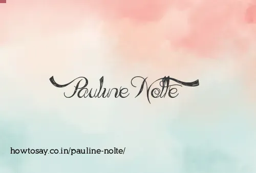 Pauline Nolte