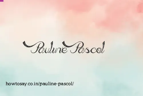 Pauline Pascol