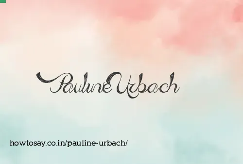 Pauline Urbach