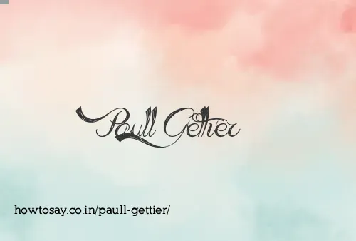 Paull Gettier