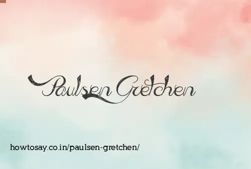 Paulsen Gretchen