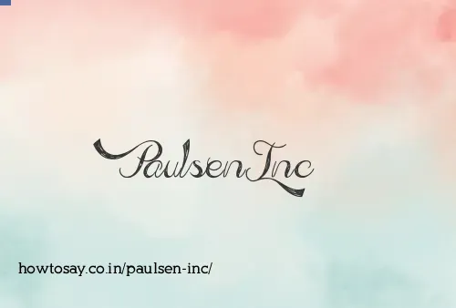 Paulsen Inc