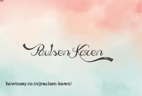 Paulsen Karen
