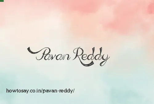Pavan Reddy