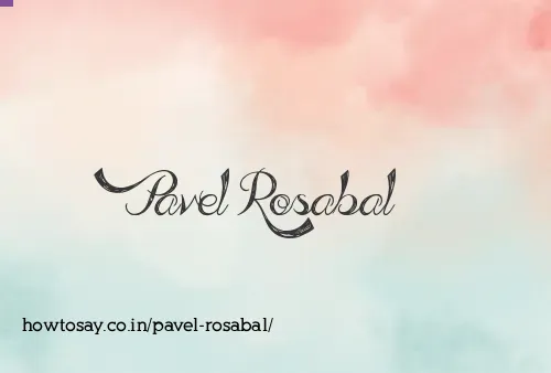 Pavel Rosabal