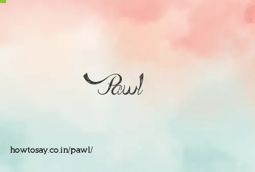 Pawl