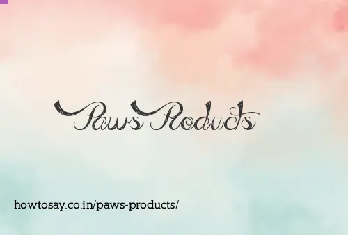 Paws Products
