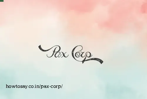 Pax Corp