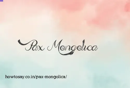 Pax Mongolica