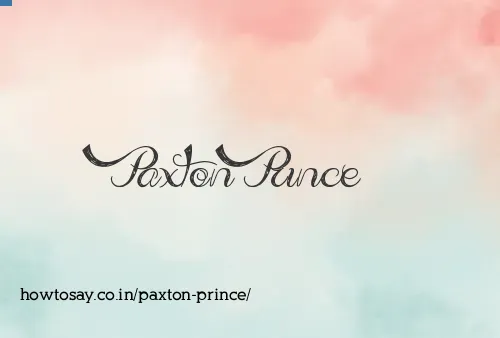 Paxton Prince