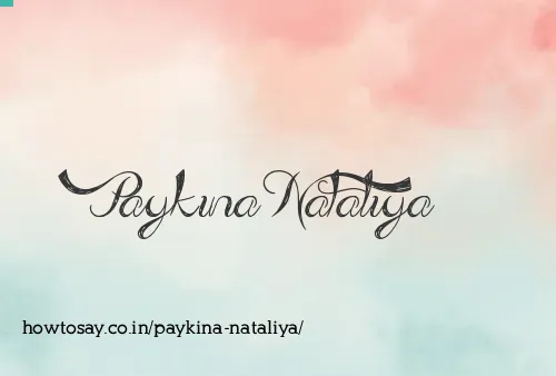 Paykina Nataliya